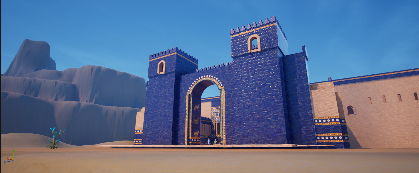 Blue gate entrance from The Lost Seal of Jerusalem